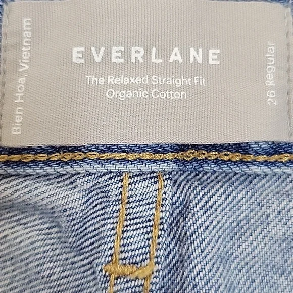 Everlane Women's Rigid Slouch Jean in Broken-In Blue, Size 26. Perfect Condition - Picture 5 of 6